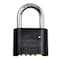 South Main Hardware Resettable Die-Cast Padlock, Black 810157 - alternate 1